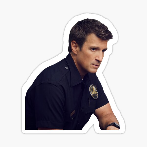 Nathan Fillion as The Rookie Sticker