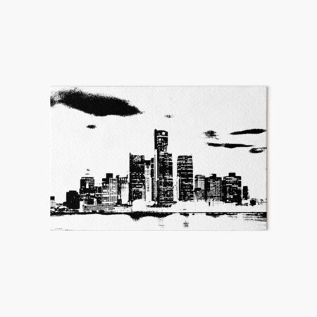 Artikel-Vorschau von Detroit, Stadt, Wolkenkratzer, Skylines, designt und verkauft von zareworks.