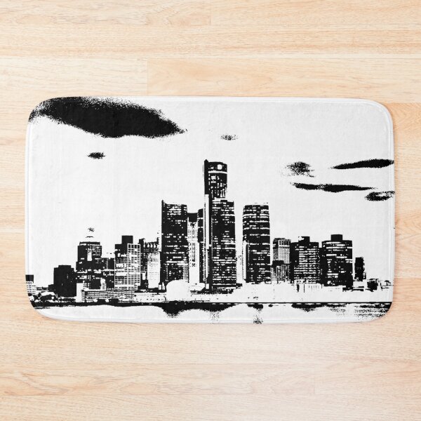 Item preview, Detroit City Skyscraper Skylines designed and sold by zareworks.