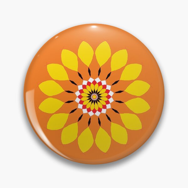 Item preview, Sunburst Symmetrical pattern designed and sold by SankDesigns.