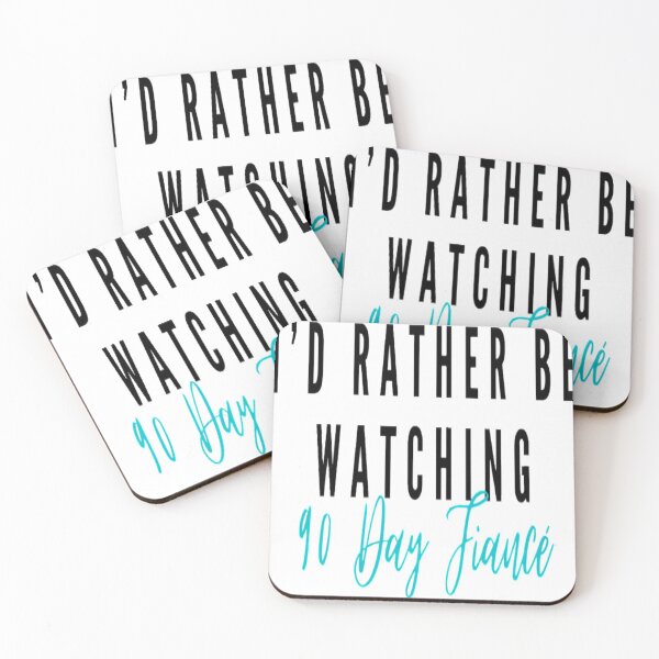 Item preview, I'd Rather Be Watching 90 Day Fiance designed and sold by Kate_Create.