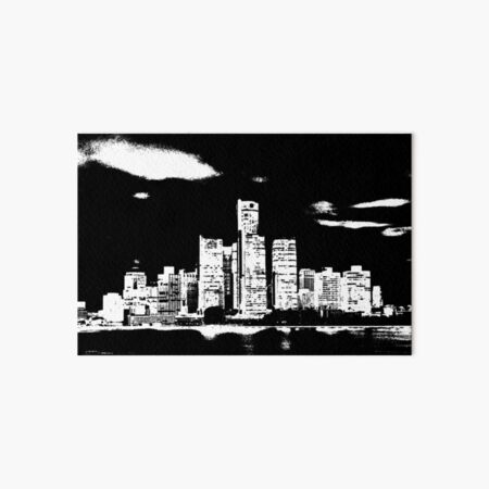 Artikel-Vorschau von Detroit, Stadt, Wolkenkratzer, Skylines, designt und verkauft von zareworks.