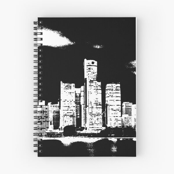 Item preview, Detroit City Skyscraper Skylines designed and sold by zareworks.