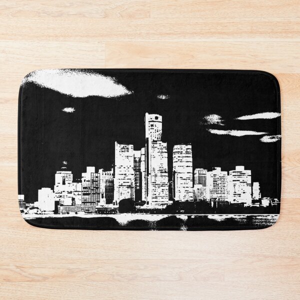 Item preview, Detroit City Skyscraper Skylines designed and sold by zareworks.