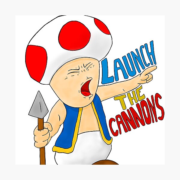 Launch the CANNONS! Photographic Print