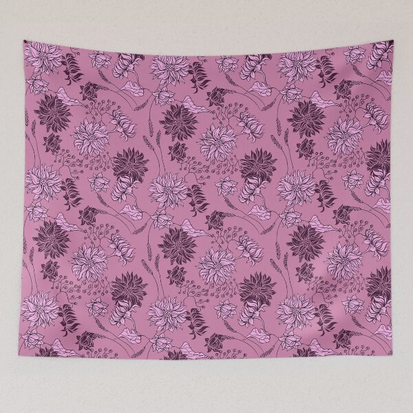 Item preview, Pink Peony Pattern designed and sold by SwePattern.