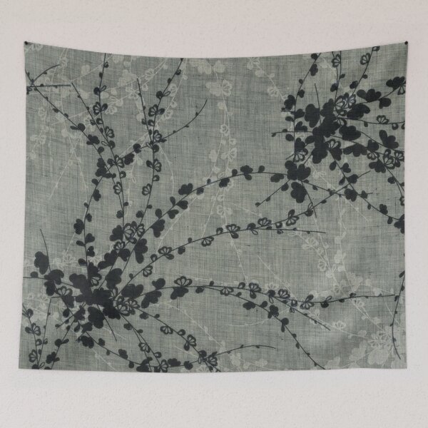 Item preview, Branches and leafes, gray and black designed and sold by jwebmarket.