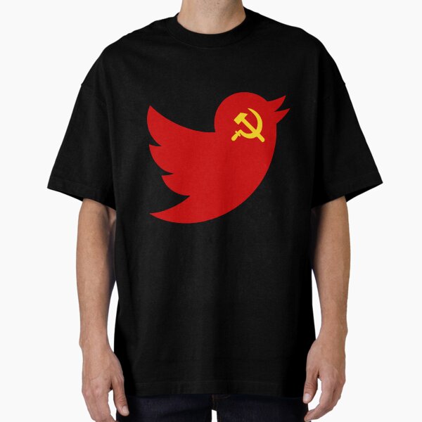 Item preview, Twitter Roter kommunistischer Vogel der UdSSR designed and sold by Olga Chetverikova.