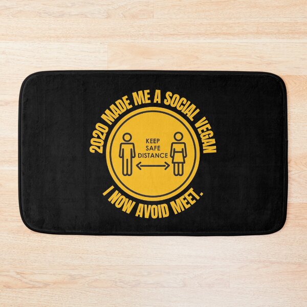 Item preview, Copy of 2020 Made Me a Social Vegan. I Now Avoid Meet. (Meetings) designed and sold by JellyBeenzz.