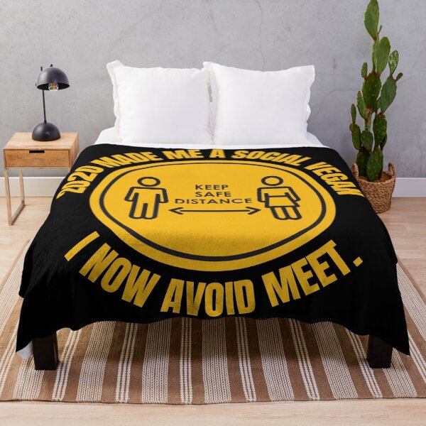 Item preview, Copy of 2020 Made Me a Social Vegan. I Now Avoid Meet. (Meetings) designed and sold by JellyBeenzz.