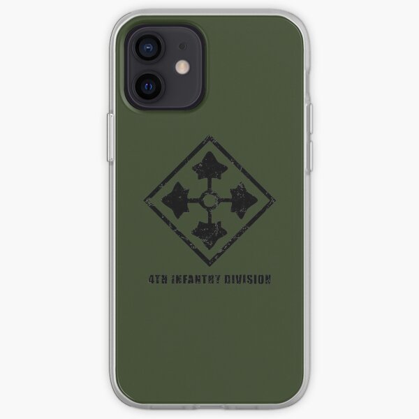U.S. Army 4th Infantry Division iPhone Soft Case
