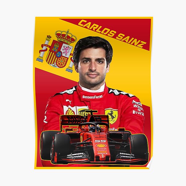 Carlos Sainz Ferrari Póster