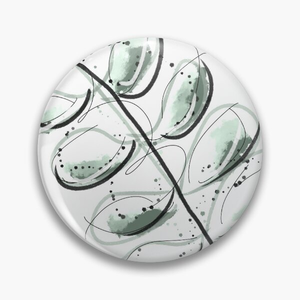 Item preview, Watercolor green leaf Sticker designed and sold by forrestlady.