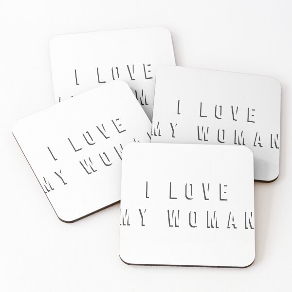 Item preview, I Love My Woman (B&W) designed and sold by TFUmerchandise.