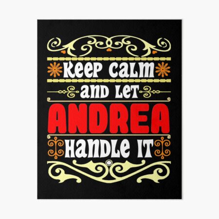 Stickerei Namen " Andrea " 7302 Schweiz 50er JahreArt 