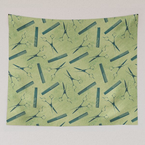 Item preview, Haircut Seamless Pattern designed and sold by fotollissimo.