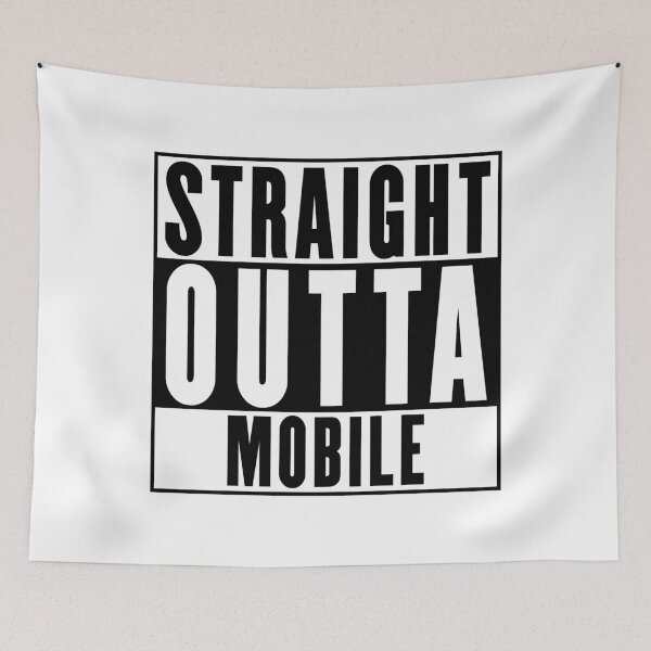 Aperçu de l'œuvre Straight Outta Mobile créée et vendue par RandomStuffShop.