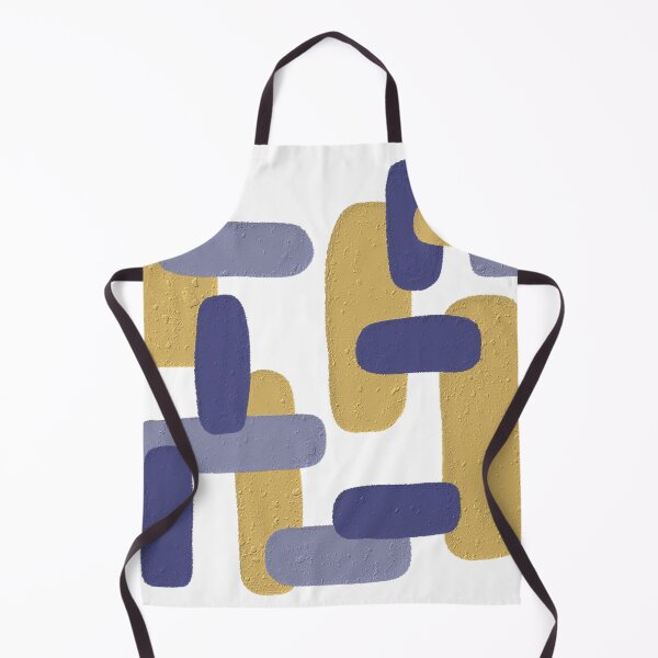 Item preview, Abstract Blue and Mustard Geo Shapes designed and sold by Cato99.