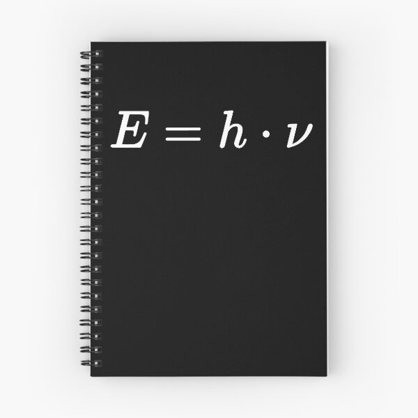 Item preview, planck's equation, photon energy dark version designed and sold by NoetherSym.