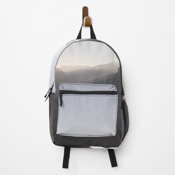 Item preview, Yosemite national park hiker on cliff sunlight designed and sold by Piosenka Art.