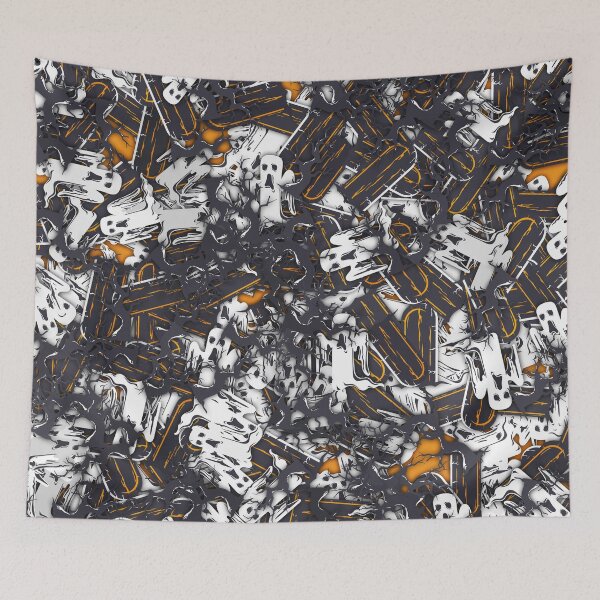 Item preview, Tomb Tree Ghost Pattern designed and sold by quarantineshop.