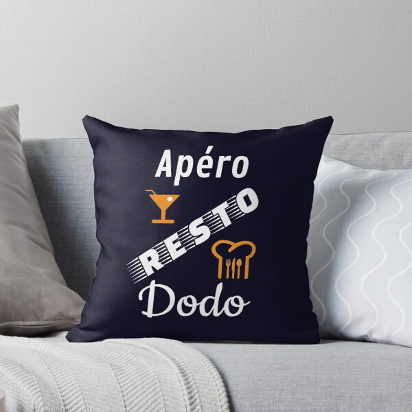 Item preview, aperitif resto dodo humor navy blue background funny fun funny designed and sold by sex-sansbol.