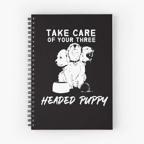 Item preview, take care of your three headed puppy designed and sold by Hannah  Pillic.