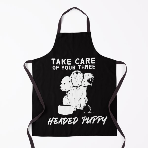 Item preview, take care of your three headed puppy designed and sold by Hannah Pillic.
