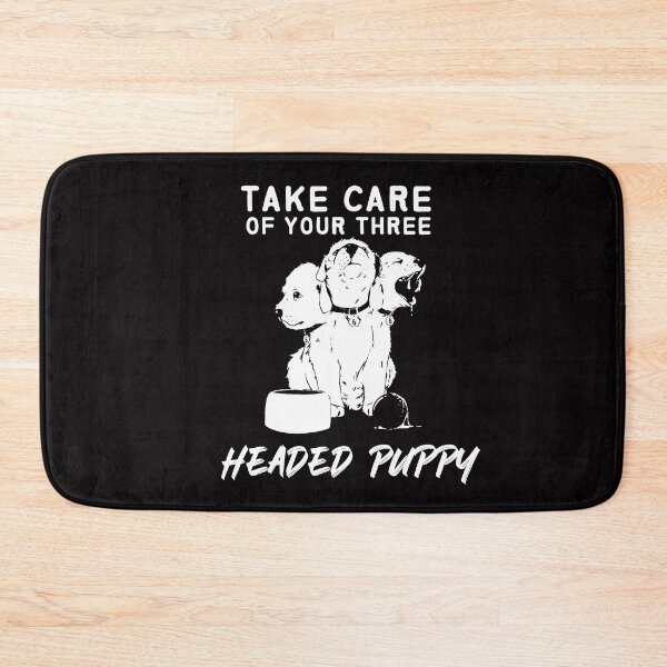 Item preview, take care of your three headed puppy designed and sold by Hannah  Pillic.