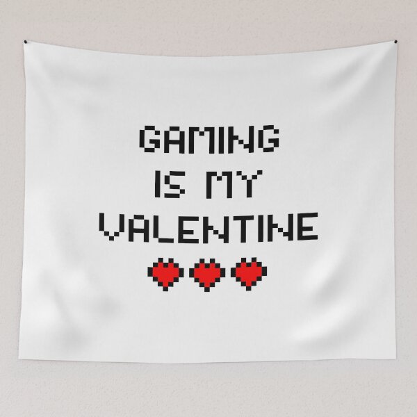 Item preview, Gaming is my valentine retro pixel font 8 bit style designed and sold by hendeJens.