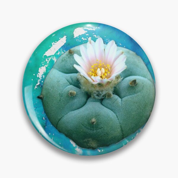 Item preview, Psychedelic Cactus - Peyote Plant Button designed and sold by Fruitsome.