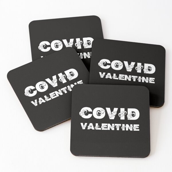 Item preview, Covid Valentine Black designed and sold by DamaliePierre.
