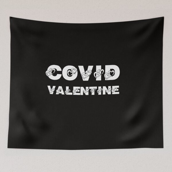 Item preview, Covid Valentine Black designed and sold by DamaliePierre.