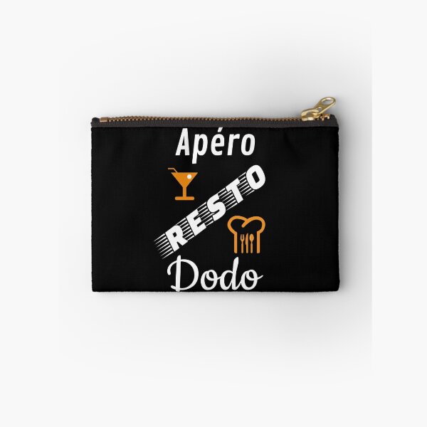 Item preview, aperitif resto dodo humor black background navy funny fun funny designed and sold by sex-sansbol.