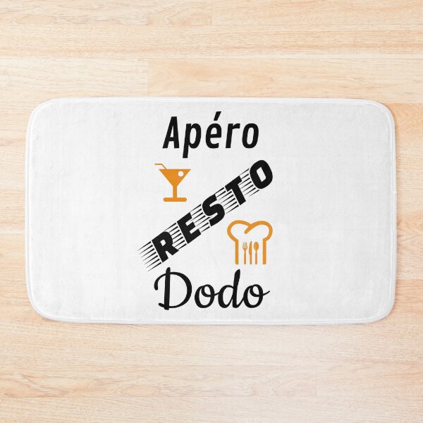 Item preview, aperitif resto sleep humor white background funny fun funny designed and sold by sex-sansbol.