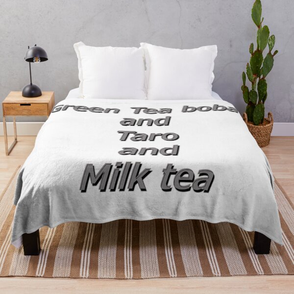 Item preview, Green tea boba and taro and milk designed and sold by TBShali.