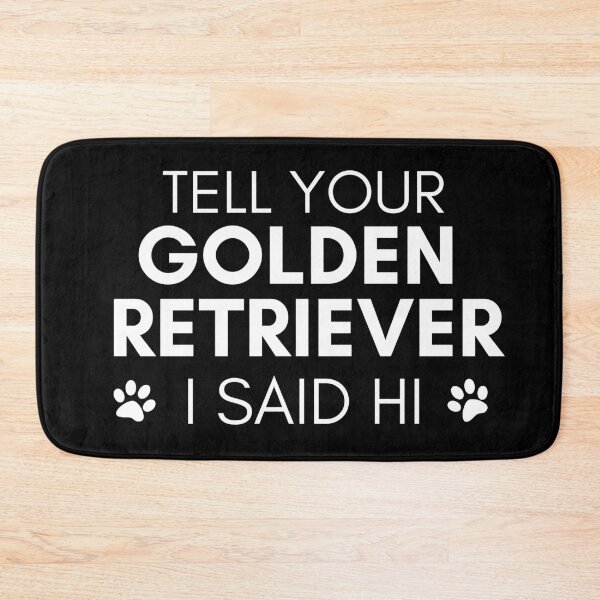 Artikelvorschau, Golden Retriever lustiger Cartoon Golden Retriever entworfen und verkauft von OneTimeEngineer.