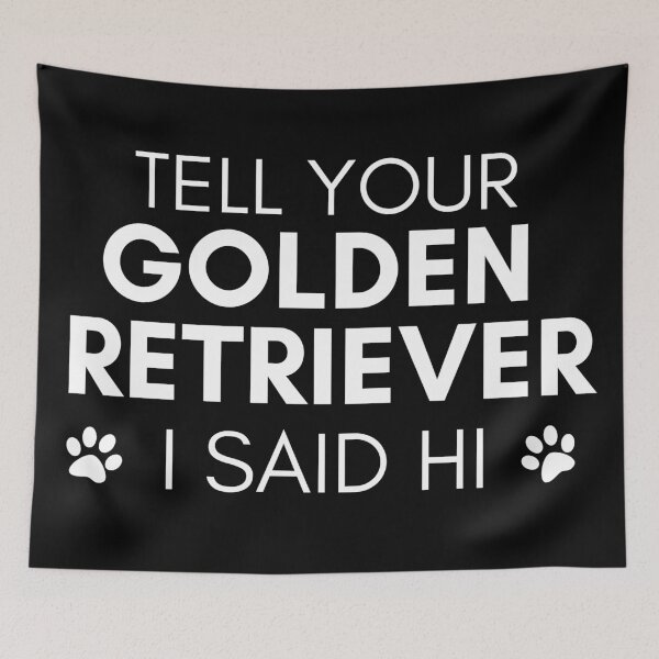 Artikelvorschau, Golden Retriever lustiger Cartoon Golden Retriever entworfen und verkauft von OneTimeEngineer.