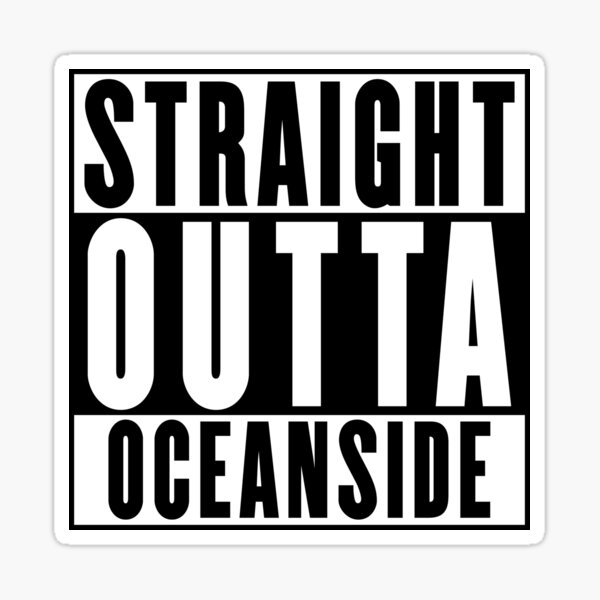 Item preview, Straight Outta Oceanside designed and sold by RandomStuffShop.