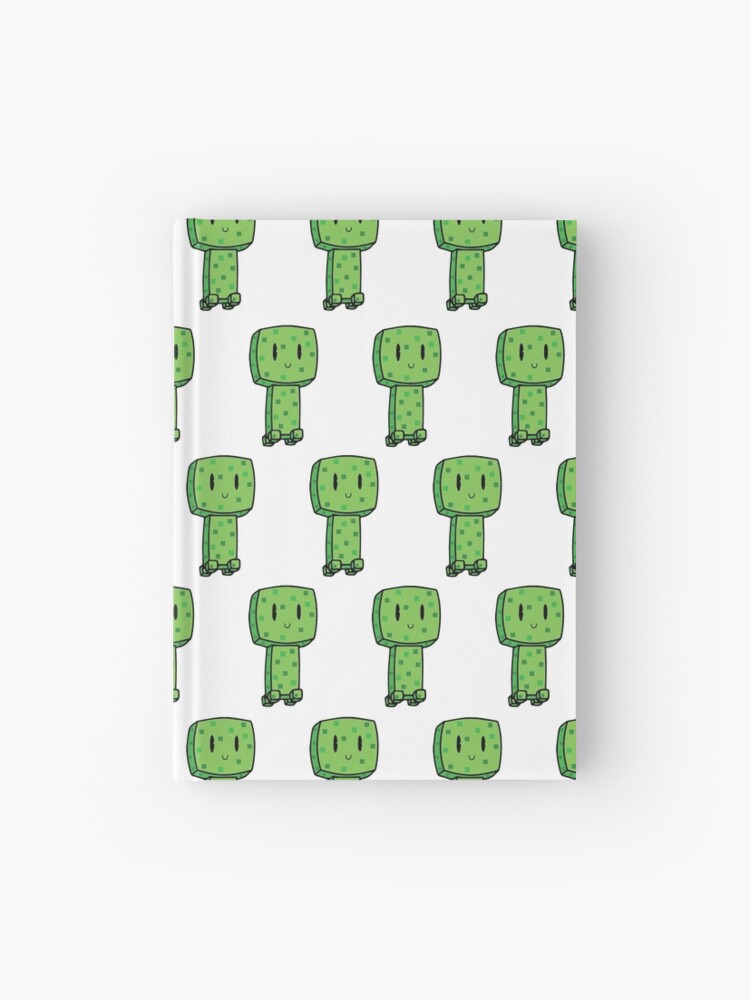 Cuaderno De Tapa Dura Minecraft Creepers Pattern De - cuadernos de espiral lil bomba roblox redbubble