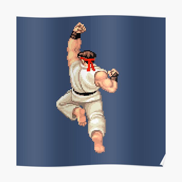 "RYU UPPERCUT" Poster for Sale by PIXLTEES Redbubble