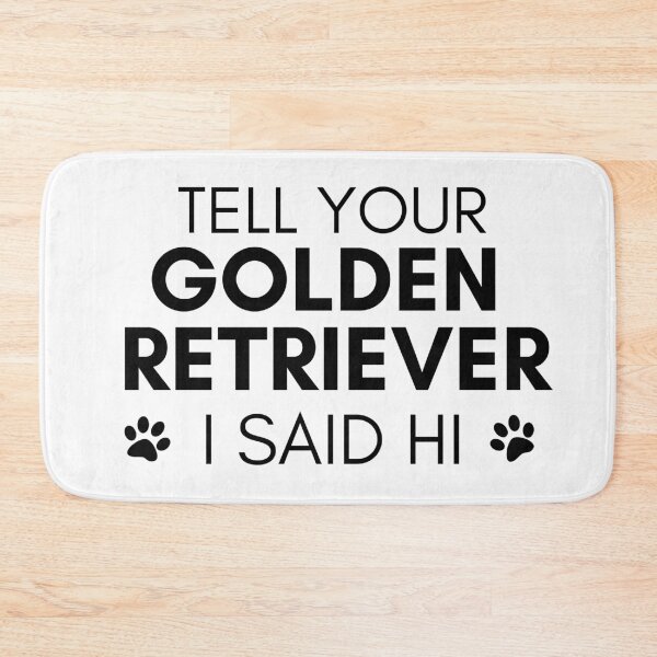 Artikelvorschau, Golden Retriever lustiger Cartoon Golden Retriever entworfen und verkauft von OneTimeEngineer.