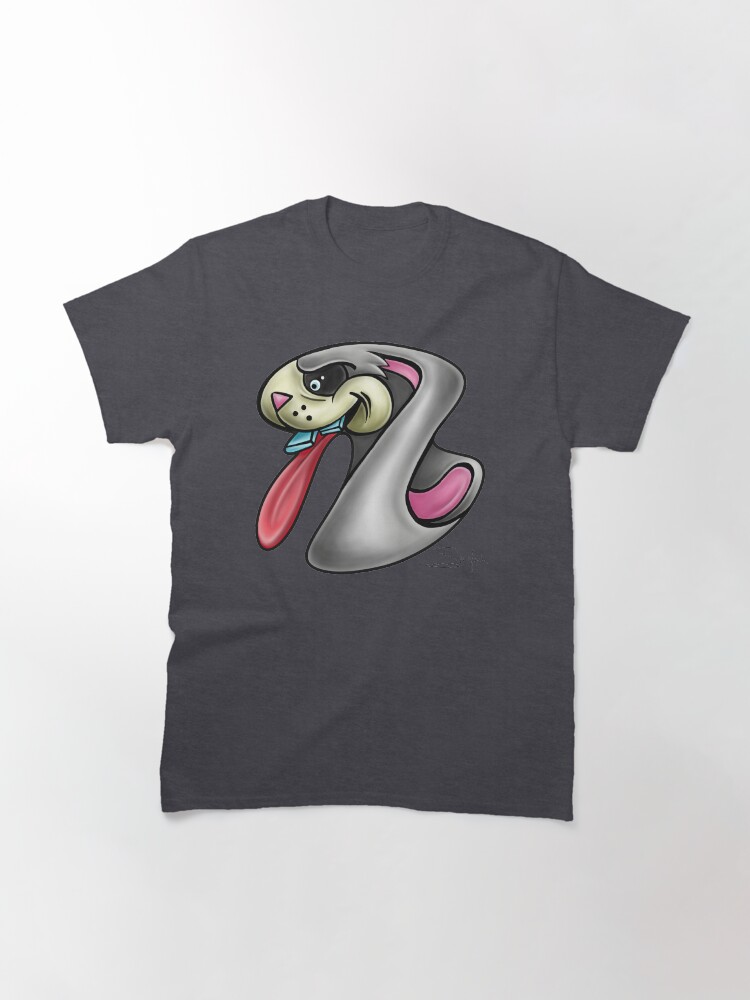 Alternate view of Morphed Rabbit stuck inside a shape Classic T-Shirt