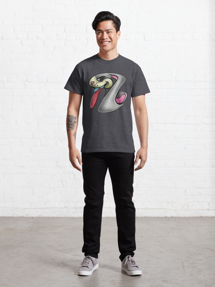 Alternate view of Morphed Rabbit stuck inside a shape Classic T-Shirt