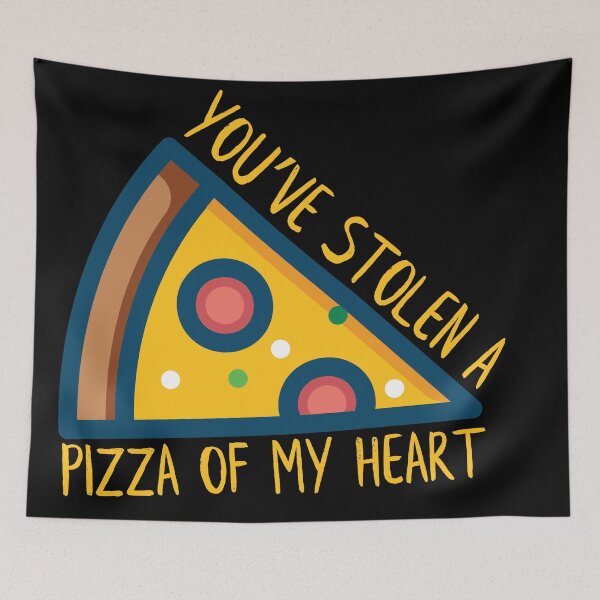 Item preview, You've Stolen A Pizza Of My Heart designed and sold by n0madd.