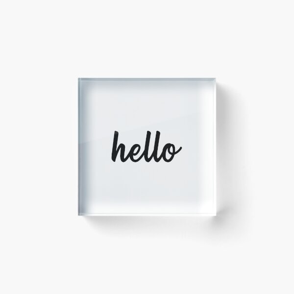 Item preview, Hello Typography  designed and sold by quoteedesigns.