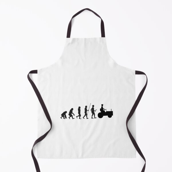 Item preview, Garden Tractor Human Evolution Funny Lawn Mowing Silhouette designed and sold by Scratches Tees.