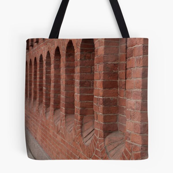 Item preview, red brick fortress wall designed and sold by mrivserg.