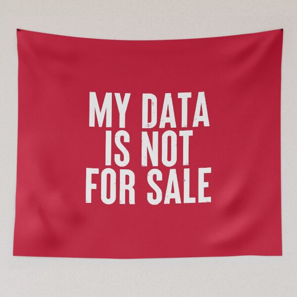 Item preview, My Data Is Not For Sale Anti Social Media Movement #1 designed and sold by SalahBlt.