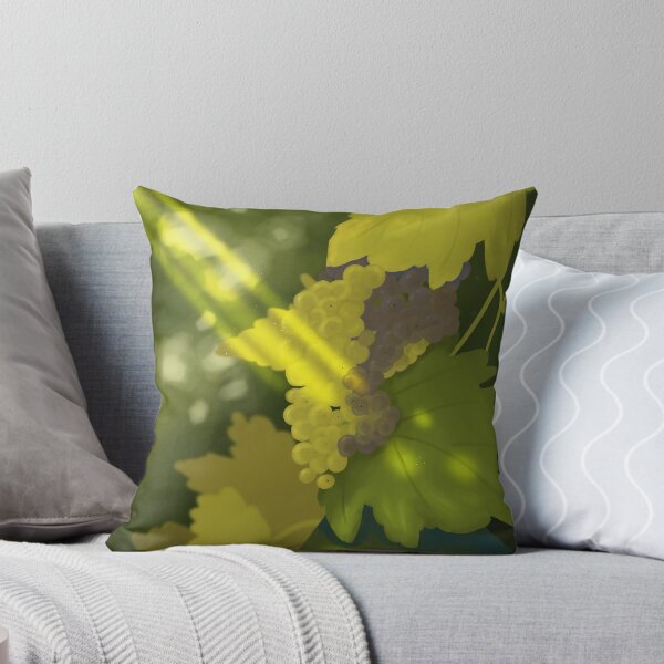 Item preview, Green and Purple Grapes Under Warm Sunlight  designed and sold by Artistic  Touch.
